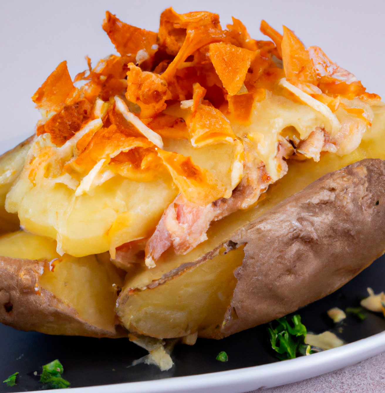 Uceda Nutricionista Recetas Batatas con atún y queso rallado